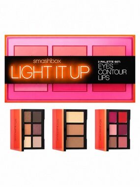 SMASHBOX LIGHT IT UP 3 PIECE SET - BRAND NEW IN BOX